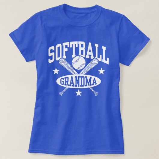 Softball Grandma T-shirt (Design voorkant)