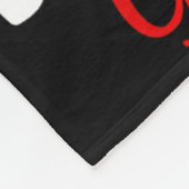 Softball Grandma Women _1  Fleece Deken (Hoek)