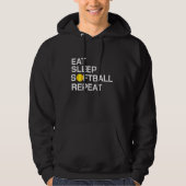 Softball Graphic Hoodie | Grappige Humor (Voorkant)