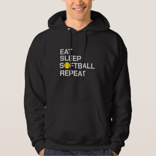  Softball Graphic Hoodie   Grappige Humor