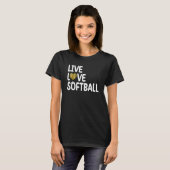 Softball Graphic Vrouwen Mannen Kinder Softbal Spe T-shirt (Voorkant volledig)