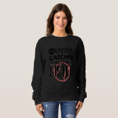 Softball Graphic Vrouwen Softbal Catcher Zuster Trui (Voorkant volledig)