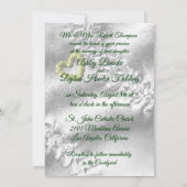 Softball Hart Sport Bruiloft Thema Bruiloft Kaart (Achterkant)