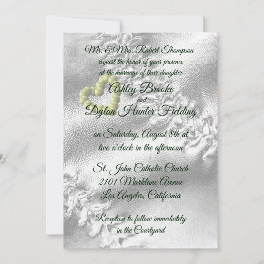 Softball Hart Sport Bruiloft Thema Bruiloft Kaart (Achterkant)