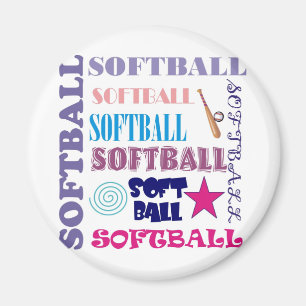 Softball herhaling magneet