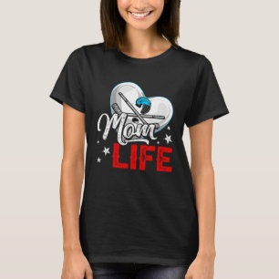 Softball Hockey Moeder Leven Sport Voor Moederdag T-shirt