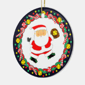 Softball Holiday Gift Keramisch Ornament (Links)