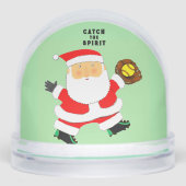 Softball Holiday Gift Stocking Stuffer Sneeuwbol (Voorkant)
