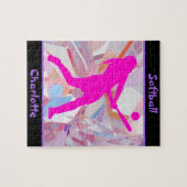 Softball Hologram Shatter Legpuzzel (Horizontaal)