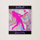 Softball Hologram Shatter Legpuzzel (Verticaal)