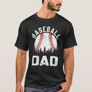 Softball honkbal vader retro  bal vader' t-shirt