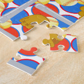 Softball invoeren legpuzzel (Zijkant)