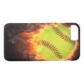 Softball iPhone 7-Hoesje Case-Mate iPhone Case (Achterkant (Horizontaal))
