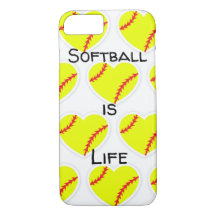 Softball is een Life Phone Case
