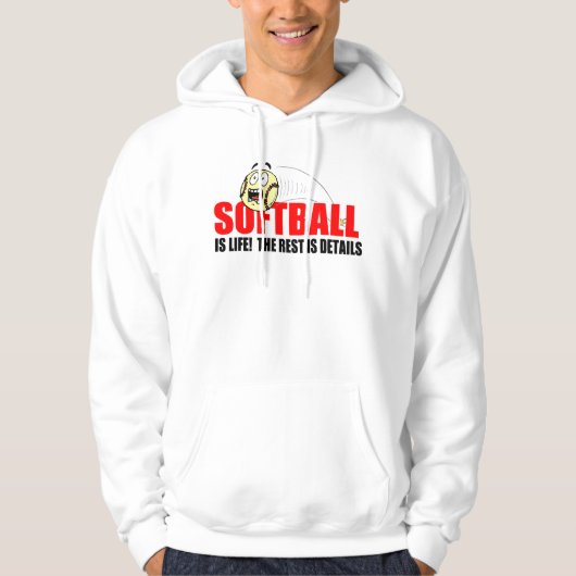 Softball is leven hoodie (Voorkant)