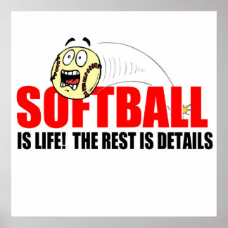 Softball is leven poster
