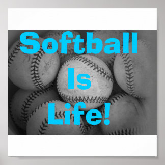 Softball is leven poster