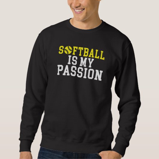 Softball is my Passion   Trui (Voorkant)