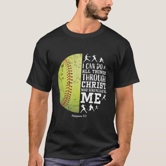 Softball is N T-shirt (Voorkant)