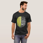 Softball is N T-shirt (Voorkant volledig)