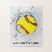Softball Jigzaag Puzzle Legpuzzel (Verticaal)