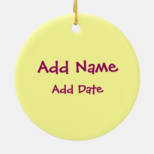 Softball Keramisch Ornament (Achterkant)