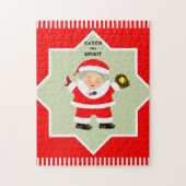 Softball kerst legpuzzel (Verticaal)