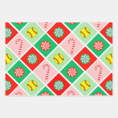 Softball Kerstmis Geschenk Verpakking Papier Inpakpapier Vel (Voorkant 3)