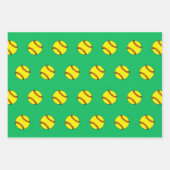 Softball Kerstmis Geschenk Verpakking Papier Inpakpapier Vel (Voorkant 2)