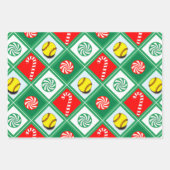 Softball Kerstmis Geschenk Verpakking Papier Inpakpapier Vel (Voorkant 3)