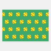 Softball Kerstmis Geschenk Verpakking Papier Inpakpapier Vel (Voorkant 2)