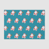 Softball-kerstspeler Tissuepapier (Voorkant)