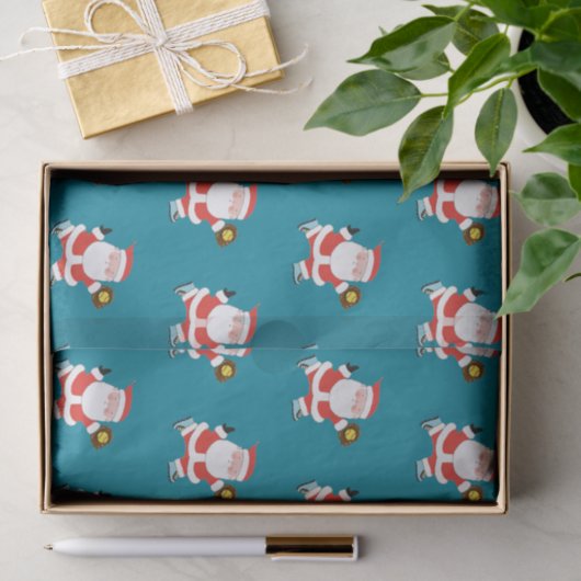 Softball-kerstspeler Tissuepapier (Geschenk)