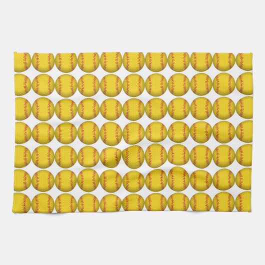 Softball Kitchen Towel Theedoek (Horizontaal)