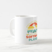 Softball  koffiemok (Voorkant links)