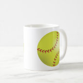 Softball Koffiemok (Voorkant rechts)