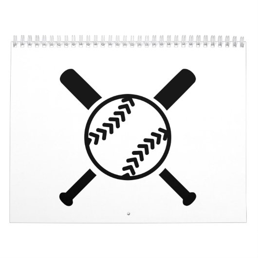 Softball kruisende vleermuizen kalender (Hoes)