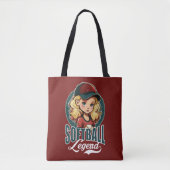 Softball Legend Tote Bag (Voorkant)