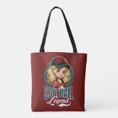 Softball Legend Tote Bag (Achterkant)
