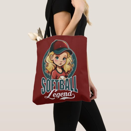 Softball Legend Tote Bag (Dichtbij)