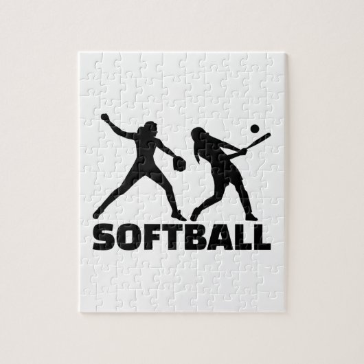Softball Legpuzzel (Verticaal)