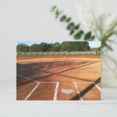 Softball-leven Kaart (Staand voorkant)