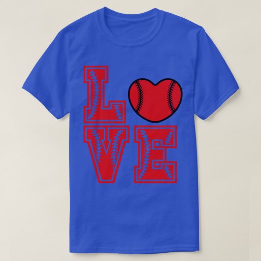 Softball LIEFDE Grappig 10 T-shirt (Design voorkant)