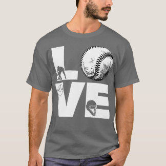 Softball LIEFDE Grappig 8 T-shirt