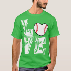 Softball LIEFDE Grappig 9 T-shirt