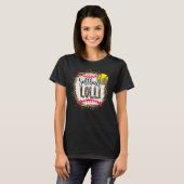 Softball Lolli Leopard Bleaching Moederdag Game T-shirt (Voorkant volledig)