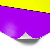 Softball Love Square Typography Poster (Hoek)