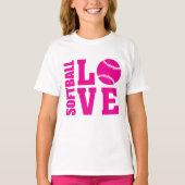 Softball Love T-shirt (Voorkant)