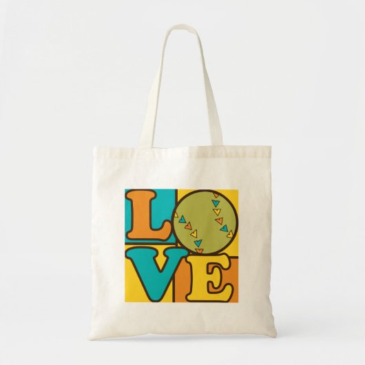 Softball Love Tote Bag (Voorkant)