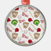 Softball Lover Christmas Ornament Keepsake (Voorkant)